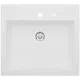 Zlewozmywak granitowy Kernau KGS I 60 1B Retro Pure White