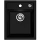 Zlewozmywak granitowy Kernau KGS G 40 1B Black Metallic