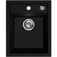 Zlewozmywak granitowy Kernau KGS G 40 1B Deep Black