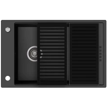 Zestaw granitowy Kernau KGS D 6078 1B1D Deep Black