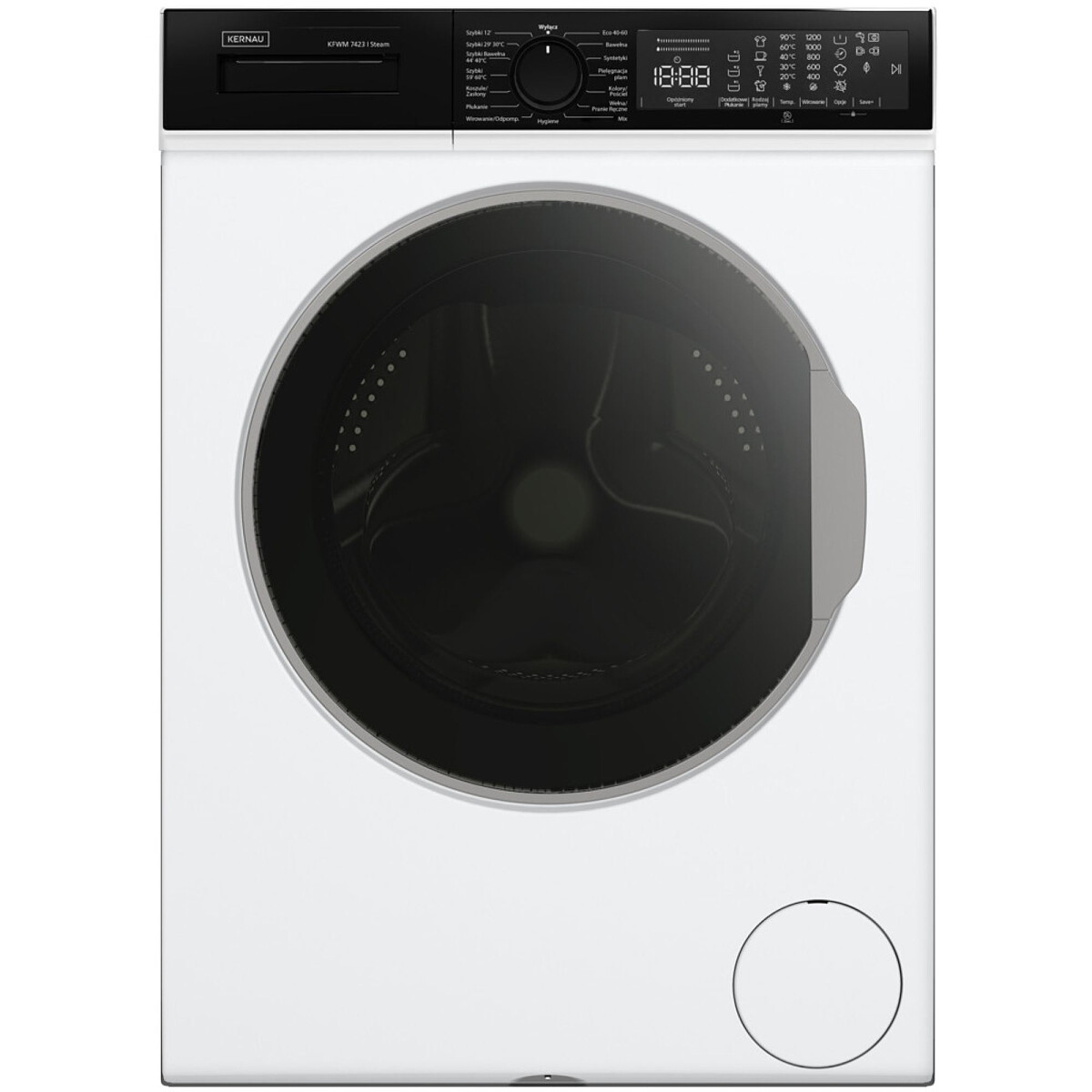Pralka Kernau KFWM 7423 I Steam 7kg 1200obr. Eco-Logic Funkcja Pary Slim