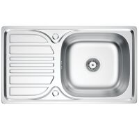 Zlewozmywak stalowy Kernau KSS M 4576 1B1D Satin