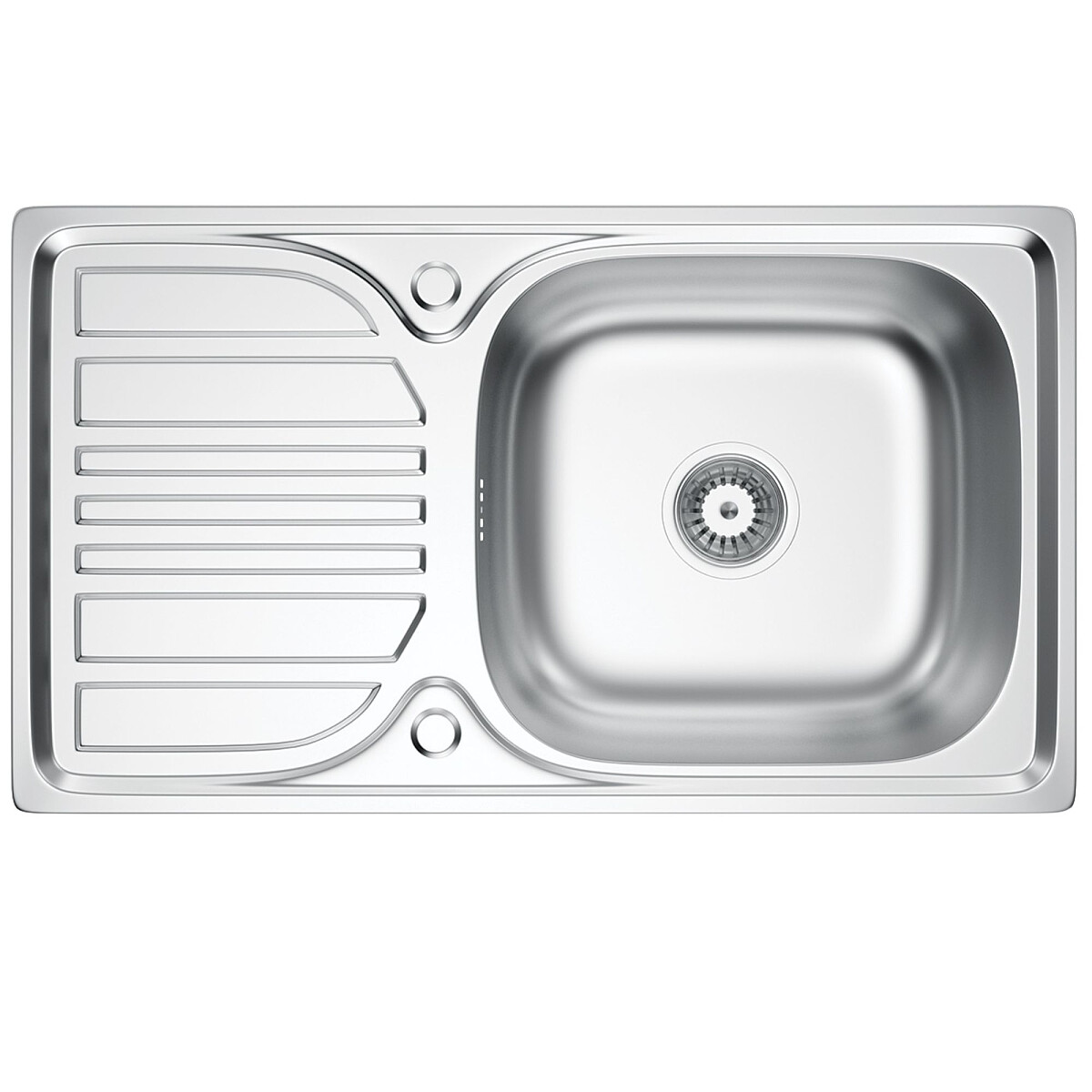 Zlewozmywak stalowy Kernau KSS M 4576 1B1D Satin