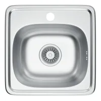 Zlewozmywak stalowy Kernau KSS M 3538 1B Satin