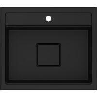 Zlewozmywak granitowy Kernau KGS R 60 1B Deep Black