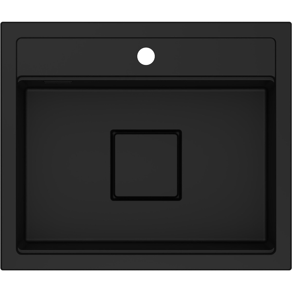 Zlewozmywak granitowy Kernau KGS R 60 1B Deep Black