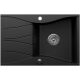 Zlewozmywak granitowy Kernau KGSO 6078 1B1D Deep Black