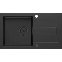 Zlewozmywak granitowy Kernau KGS K 5078 1B1D Deep Black