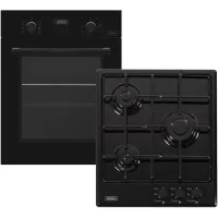 Zestaw AGD do zabudowy Kernau Piekarnik elektryczny KBO 0946 SK B + Płyta gazowa KGH 4346 B