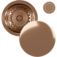 Komplet odpływowy Kernau KS-SS 1B Push-Push Copper