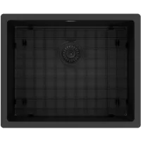 Zlewozmywak stalowy Kernau KSS U 61.1 1B SS Matt Black