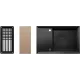 Zlewozmywak granitowy Kernau KGS Y 6078 1B1D Deep Black