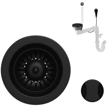 Komplet odpływowy Kernau KS-SS 1B Matt Black