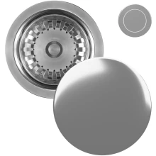 Komplet odpływowy Kernau KS-SS 1B Push-Push Silver