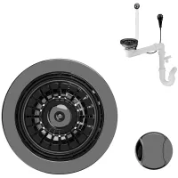 Komplet odpływowy Kernau KS-SS 1B Gun Metal Nano