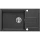 Zlewozmywak granitowy Kernau KGS K 6078 1B1D Black Metallic