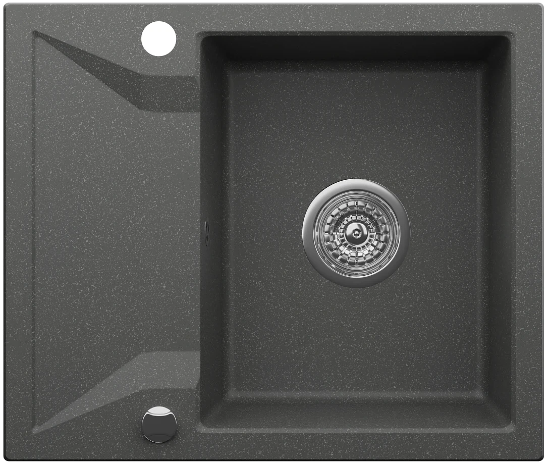 Zlewozmywak granitowy Kernau KGS J 4559 1B1D Graphite