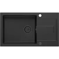 Zlewozmywak granitowy Kernau KGS K 6078 1B1D Deep Black