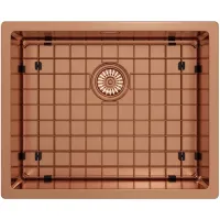 Zlewozmywak stalowy Kernau KSS U 61.1 1B SS Copper