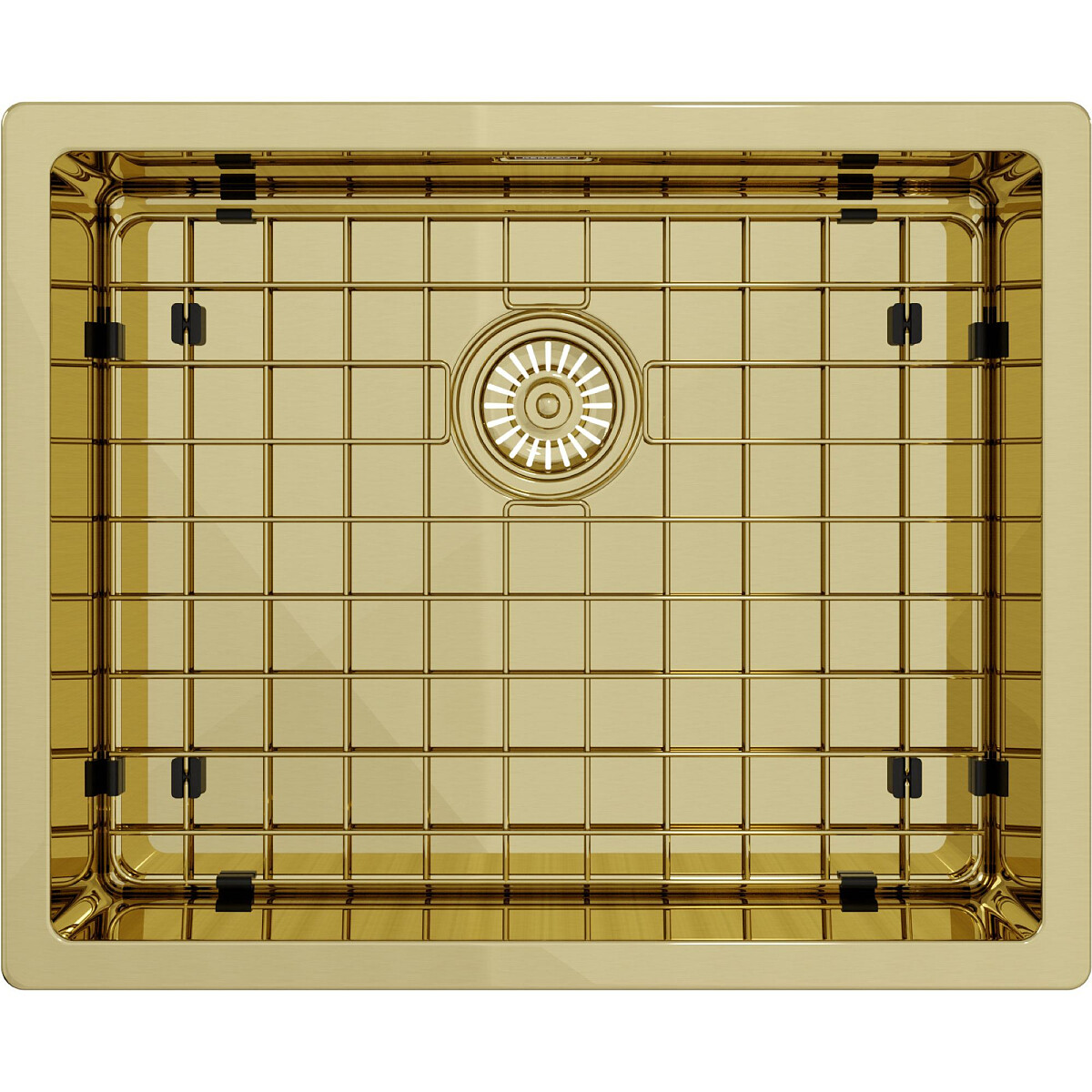 Zlewozmywak stalowy Kernau KSS U 61.1 1B SS Gold