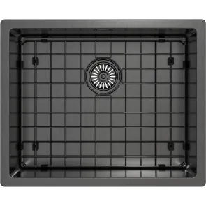 zlewozmywak stalowy kernau kss u 61.1 1b ss gun metal nowe glowne