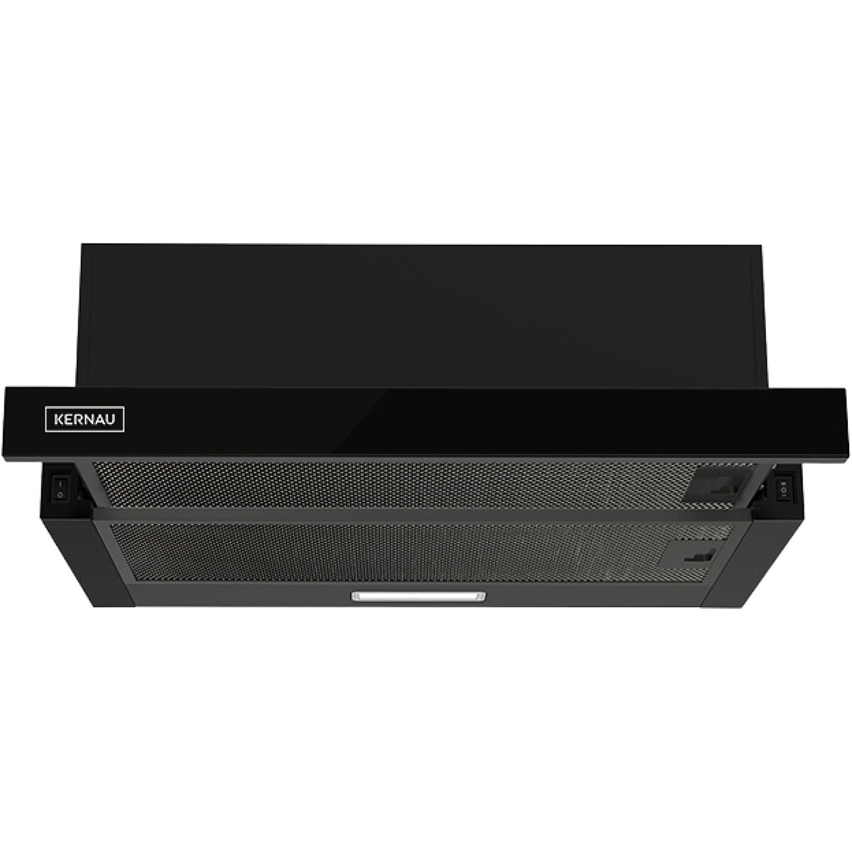 Okap teleskopowy Kernau KTH 10.155 B Glass 327m3/h 62dB Oświetlenie LED Czarny
