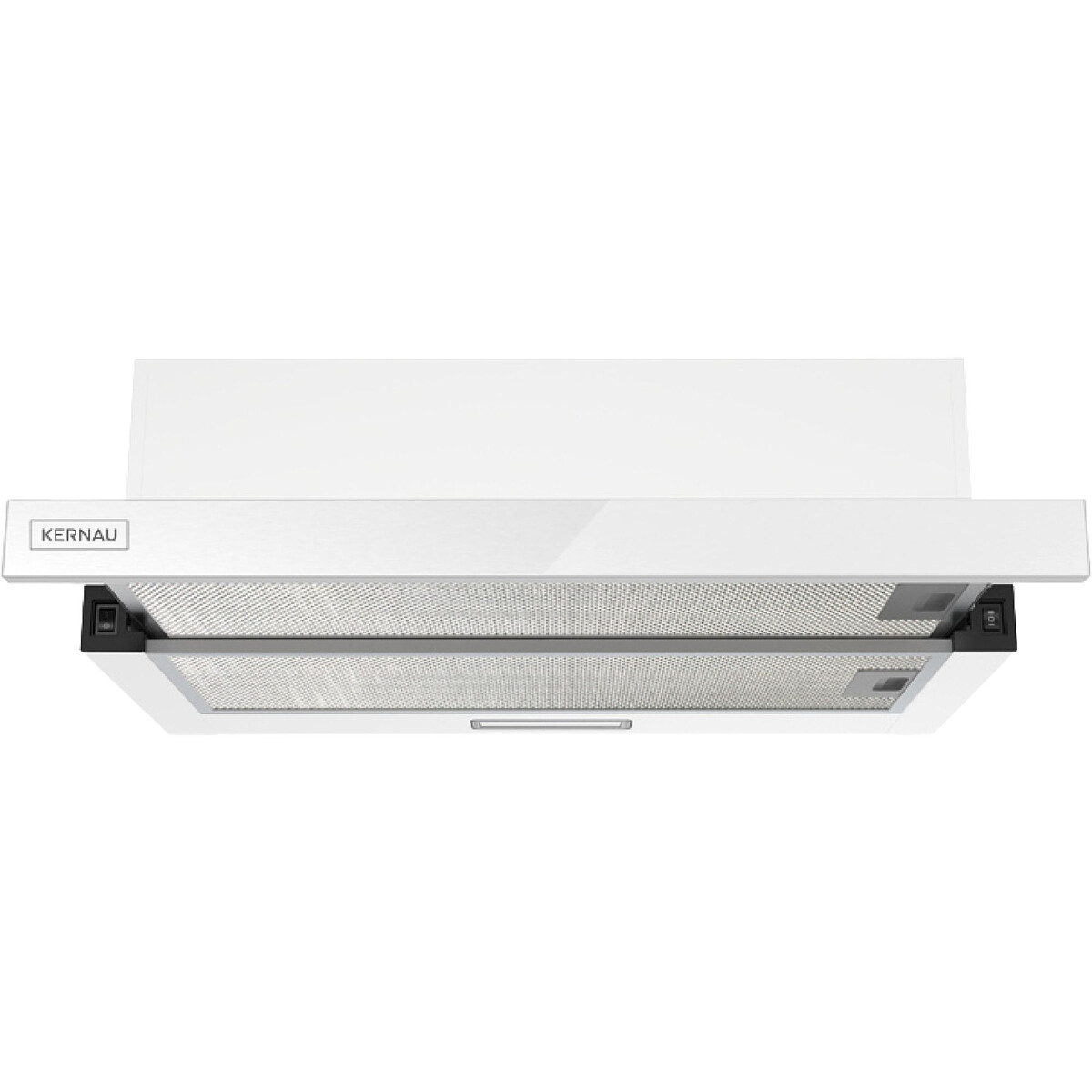 Okap teleskopowy Kernau KTH 10.165 W Glass 327m3/h 62dB Oświetlenie LED Biały