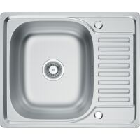 Zlewozmywak stalowy Kernau KSS N 4558 1B1D Len