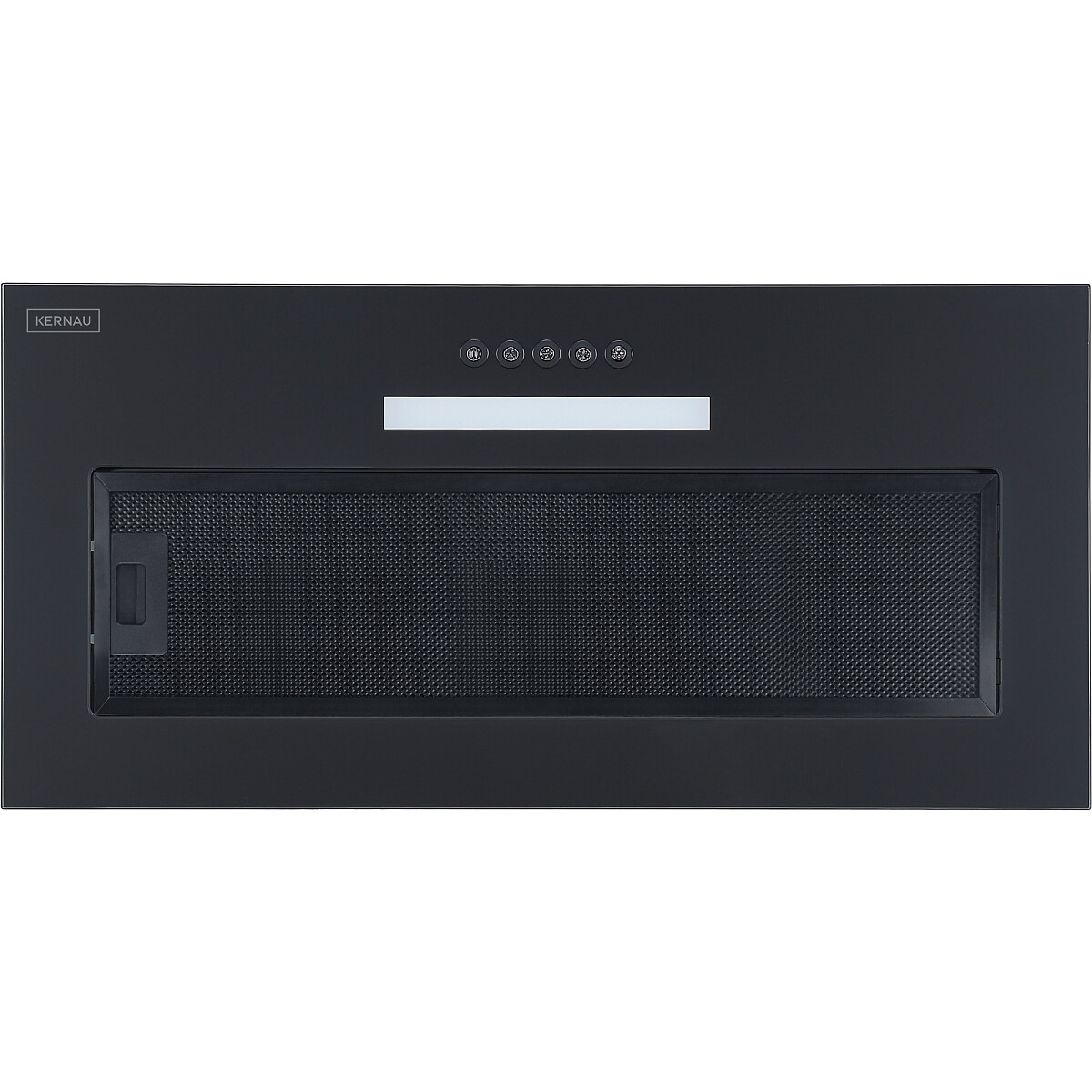 Okap wkład Kernau KBH I 1161.1 B Glass 314m3/h Oświetlenie LED 60cm Czarne szkło
