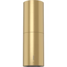 Okap wyspowy Kernau KCH 0440.1 Brushed Gold Island 665m3/h Regulowana barwa oświetlenia 38cm Złoto szczotkowane