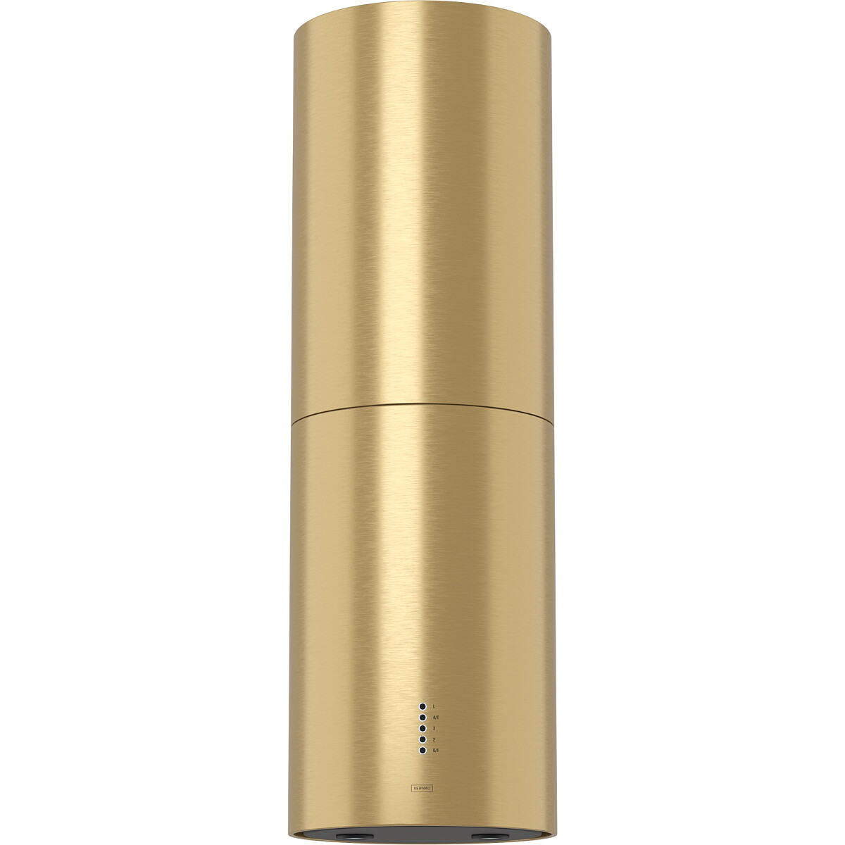 Okap wyspowy Kernau KCH 0440.1 Brushed Gold Island 665m3/h Regulowana barwa oświetlenia 38cm Złoto szczotkowane