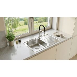 zlewozmywak stalowy kernau kssh 4578 1b1d len 2
