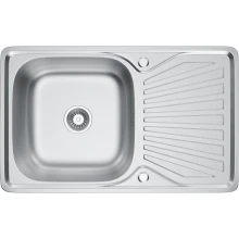 Zlewozmywak stalowy Kernau KSSH 4578 1B1D Len