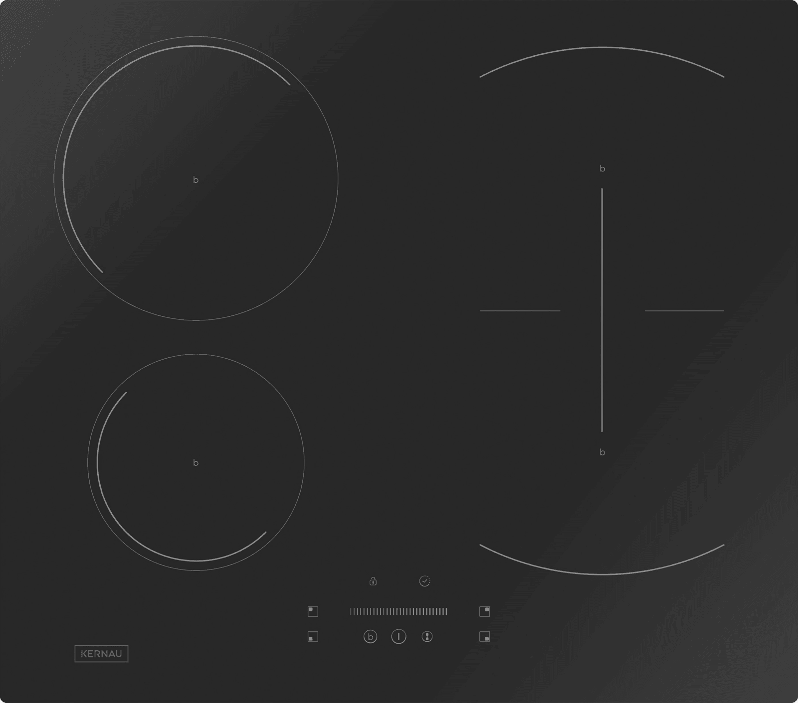 Induction hob KIH 6412.2-4B